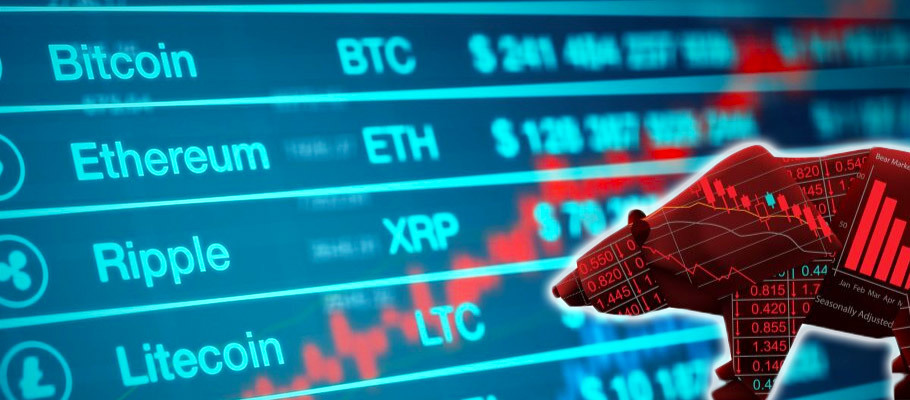 Cryptocurrency Market Heads South but Bears Maintain Control