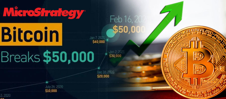 Bitcoin Busts Through $50k on the Back of Major MicroStrategy Buy