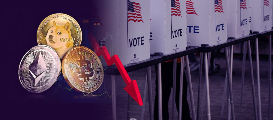 ETH, BTC and DOGE All Slide as US Midterm Elections Loom