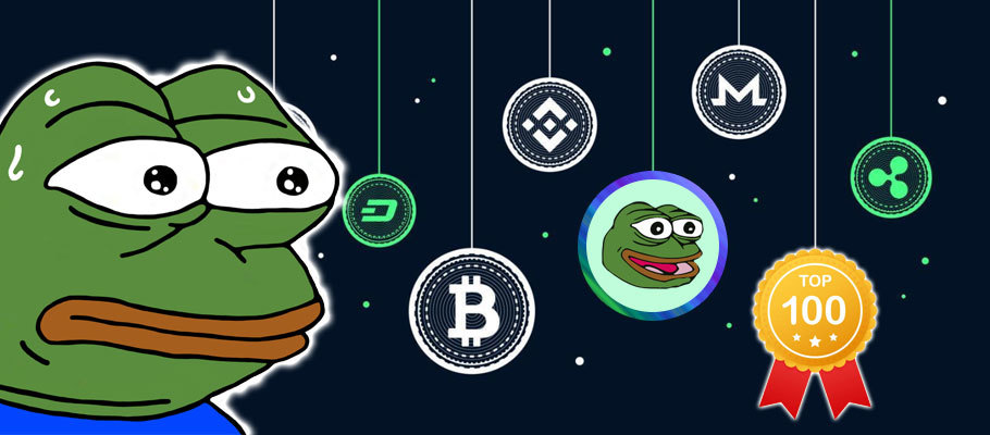 How Did Another Meme-Coin PEPE Get Into the Top 100 Cryptos?