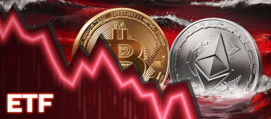 BTC and ETH ETFs See Sharp Decline in Inflows