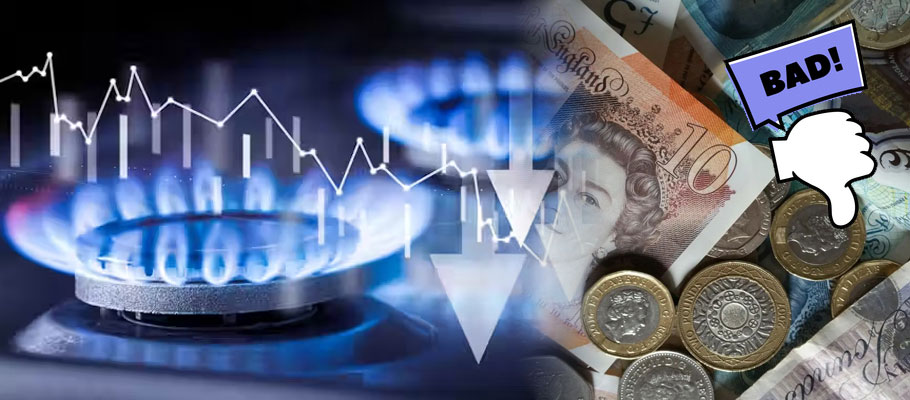 Soaring Wholesale Gas Prices Bode ill for GBP