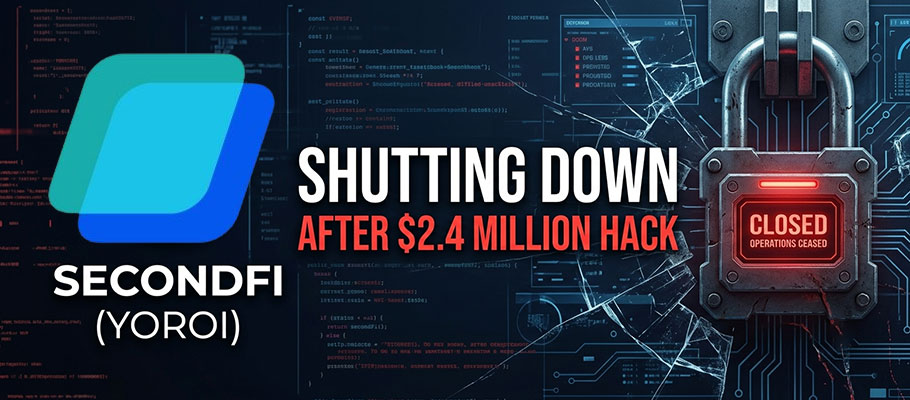 SecondFi Wallet Closes Doors After $2.4 Million Hack
