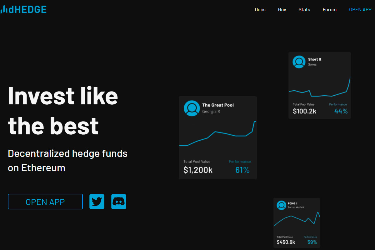 dHedge crypto app